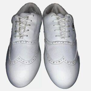 Nike Women’s Golf shoes Size US-8 Superstation Oxfords Wingtip White Leather